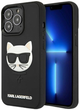 Панель CG Mobile Karl Lagerfeld 3D Rubber Choupette для Apple iPhone 13/13 Pro Black (3666339028152) - зображення 1