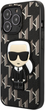 Панель CG Mobile Karl Lagerfeld Monogram Ikonik Patch для Apple iPhone 13/13 Pro Black (3666339049386) - зображення 1