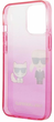 Панель CG Mobile Karl Lagerfeld Gradient Ikonik Karl&Choupette для Apple iPhone 13/13 Pro Pink (3666339049225) - зображення 3