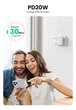 Мережевий зарядний пристрій UGREEN CD226 USB+3xUSB-C 100W QC4.0 PD3.0 GaN Tech White (15337) - зображення 7