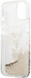 Панель CG Mobile Karl Lagerfeld Liquid Glitter Karl&Choupette Head для Apple iPhone 13 mini Gold (3666339028930) - зображення 2