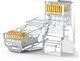 Коннектор Ugreen NW120 Cat-6 UTP RJ45 Modular Plugs 100 шт. Transparent (UGR-60558) - изображение 2