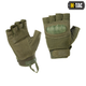 Перчатки M-Tac беспалые Assault Tactical Mk.3 Olive S (00-00011185) - изображение 1