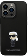 Панель CG Mobile Karl Lagerfeld Silicone Ikonik Metal Pin для Apple iPhone 13 Pro Max Black (3666339165949) - зображення 1