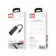 USB Type-C хаб Earldom ET-HUB08 4USB Black - зображення 2