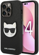 Панель CG Mobile Karl Lagerfeld Saffiano Choupette Head Patch для Apple iPhone 14 Pro Black (3666339076979) - зображення 1