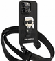 Etui CG Mobile Karl Lagerfeld Monogram Iconic Patch do Apple iPhone 14 Pro Czarny (3666339098674) - obraz 2