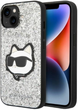 Etui CG Mobile Karl Lagerfeld Glitter Choupette Patch do Apple iPhone 14 Plus Srebrny (3666339099442) - obraz 1