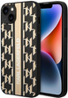 Панель CG Mobile Karl Lagerfeld Monogram Stripe для Apple iPhone 14 Plus Brown (3666339084851) - зображення 1