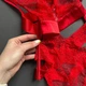 Боді-стреп Bolshe ажурний Червоний L - зображення 5