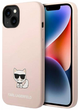 Панель CG Mobile Karl Lagerfeld Silicone Choupette Body для Apple iPhone 14 Plus Light Pink (3666339076641) - зображення 1