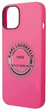 Панель CG Mobile Karl Lagerfeld Silicone RSG для Apple iPhone 14 Plus Pink (3666339085735) - зображення 2