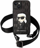 Панель CG Mobile Karl Lagerfeld Monogram Ikonik Patch для Apple iPhone 14 Plus Black (3666339098667) - зображення 3