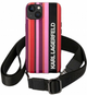 Панель CG Mobile Karl Lagerfeld Color Stripes Strap для Apple iPhone 14 Plus Pink (3666339094201) - зображення 2