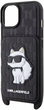 Панель CG Mobile Karl Lagerfeld Crossbody Saffiano Monogram Choupette для Apple iPhone 14 Black (3666339123222) - зображення 4