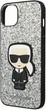 Панель CG Mobile Karl Lagerfeld Glitter Flakes Ikonik для Apple iPhone 14 Silver (3666339077396) - зображення 3