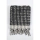 Рушник Barine - Curly Bath Towel ecru-black кремово-чорний 45*95 - зображення 2