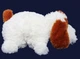 Подушка игрушка - Собака 55 см (55*50*15 см) белая с коричневым - изображение 2