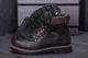 Чоловічі зимові шкіряні черевики ZG Black Military Style 42 28 см Чорні - зображення 9