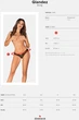 Прозорі трусики стрінги Obsessive Glandez Чорні M/L (MR0104) - зображення 7