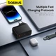 Мережевий зарядний пристрій BASEUS GaN5 Pro 160W (2 Type-C + 1 USB) з кабелем - зображення 2