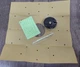 Настенные часы светящиеся в темноте с полосками цвет салатовый diy сделай сам 40см (1827) - изображение 4