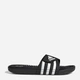 Мужские шлепанцы для пляжа Adidas Adissage F35580 44.5 Черные с белым (4060512030403) - изображение 1