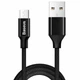 Кабель для зарядки Baseus Yiven USB-micro USB 1.5 A 1.5m Black (YM0724) - зображення 2