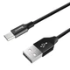 Кабель для зарядки Baseus Yiven USB-micro USB 1.5 A 1.5m Black (YM0724) - зображення 1