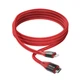 Кабель MFi зарядный BlitzWolf USB-C - Lightning 20 Вт Fast Charging Cable for iPhone PD3.0 1.8 м Red (YM0604) - изображение 1