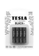 Батарейки Tesla AАA BLACK+ LR03 / BLISTER FOIL 4 шт. - изображение 1