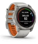Смарт-годинник Garmin Fenix 7X Pro Sapphire Solar Titanium with Grey/Orange Band (010-02778-64) - зображення 3
