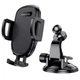 Тримач для телефону автотримач BOROFONE BH37 Route push type suction cup car holder Black (6931474738486) - зображення 3