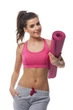 Килимок для йоги та фітнесу Power System PS-4014 PVC Fitness Yoga Mat Pink (173x61x0.6) - изображение 8