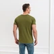 Футболка тактична чоловіча з бавовняного трикотажу, Хакі/Олива 62(5XL) розмір 220013 - зображення 2