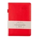 Ежедневник Leo Planner City 2024 А5 368л слп/т красный с розовым торцом и срезом (5056574423634) - изображение 1