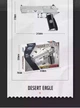 Конструктор Пистолет Desert Eagle Пустынный орел затвор оттягивается стреляет 528 деталей (XB-24004) - изображение 11
