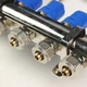 Коллектор Gross 8504 1" - 3/4" на 7 виходів в зборі для теплої підлоги - зображення 2