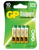 Батарейка GP Super Alkaline AAA LR03 (24A-U4) 4 шт - изображение 1