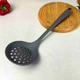 Серая силиконовая шумовка для кухни 32,5х10,5 см - изображение 3