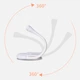 LED мини лампа фонарик на прищепке клипсе для чтения книг LOSSO LJC-182 белый - изображение 9