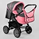 Коляска для дітей класична Viki. Gray and Pink (75215) - зображення 1