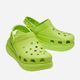 Жіночі крокси Crocs Classic Crush Clog CR207521-LMDE 37-38 (M5/W7) 23 см Зелені (196265219483) - зображення 3