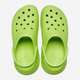 Жіночі крокси Crocs Classic Crush Clog CR207521-LMDE 37-38 (M5/W7) 23 см Зелені (196265219483) - зображення 5