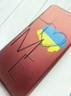 Чохол-книжка з малюнком для Apple iPhone XR Бордовий :: Дім Україна (принт 353) - зображення 3