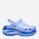 Жіночі крокси Crocs Classic Mega Crush Clog W CR207988-MOJE 37-38 (M5/W7) 23 см Світло-сині (196265256853) - зображення 1