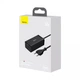 Мережевий зарядний пристрій для MacBook Baseus GaN5 Pro 67W USB+2Type-C+HDMI 1.5м + Кабель 1м Type-C to Type-C 100W 20V/5A Чорний - зображення 4