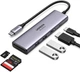 Многопортовый адаптер концентратор UGREEN CM511 USB C 6 в 1 MicroSD, SD, HDMI, USB 3.0, USB-C PD Grey (60384) - изображение 1