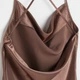 Платье короткое летнее женское H&M 1025162 34 Темно-бежевое (KZ2000001454824) - изображение 2