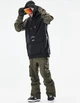 Куртка Dope М0128491 (Wylie Patch Snow jacket M FW2100406) колір чорний зелений L - зображення 4